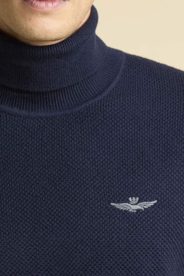 Maglione a collo alto in misto lana - Inverno 2025