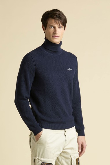 Maglione a collo alto in misto lana - Inverno 2025