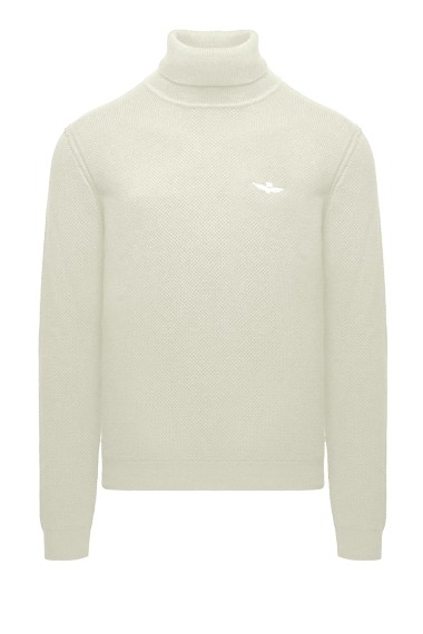 Maglione a collo alto in...