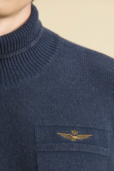 Maglia a collo alto in misto lana - Inverno 2025