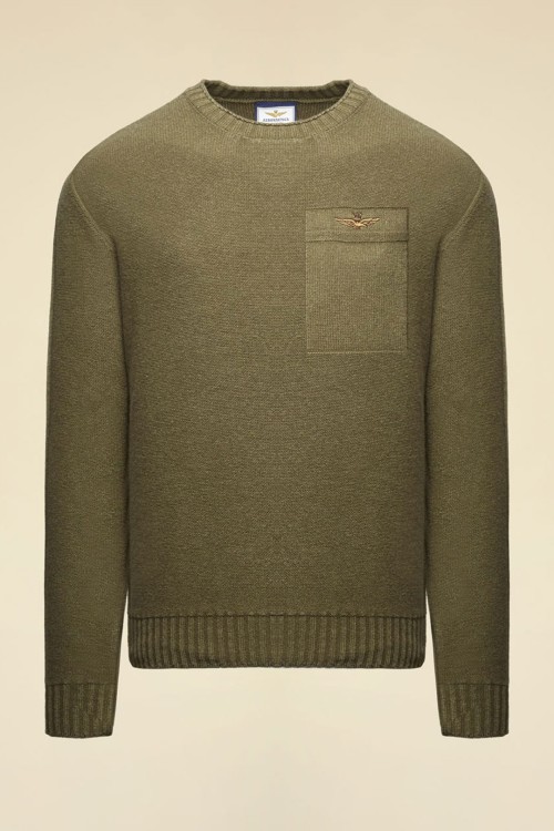 Maglia girocollo misto lana stone washed - Inverno 2025