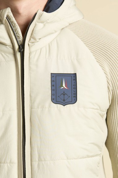 Giacca imbottita in nylon e maglia - Inverno 2025