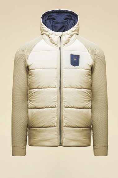 Giacca imbottita in nylon e maglia - Inverno 2025